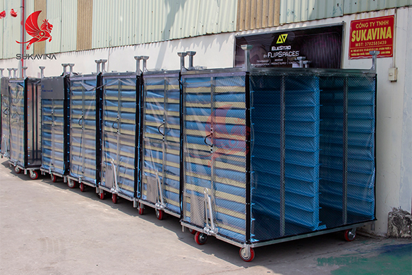 Sukavina chuyên gia công xe đẩy công nghiệp chất lương cao theo yêu cầu